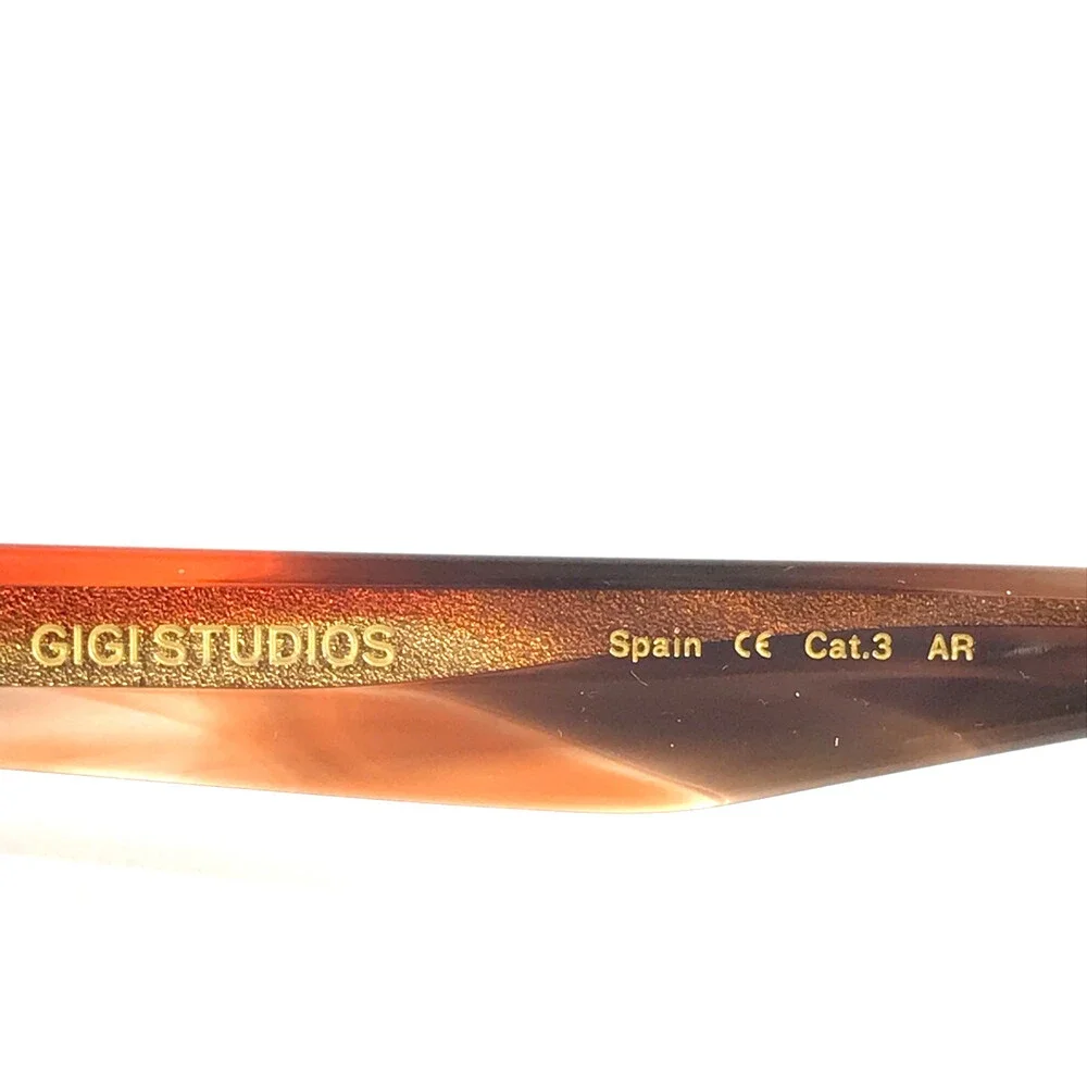 Gigi Studios Sunglasses MEGAN 6945/9 Black Brown Tortoise Gradient Brown Lenses